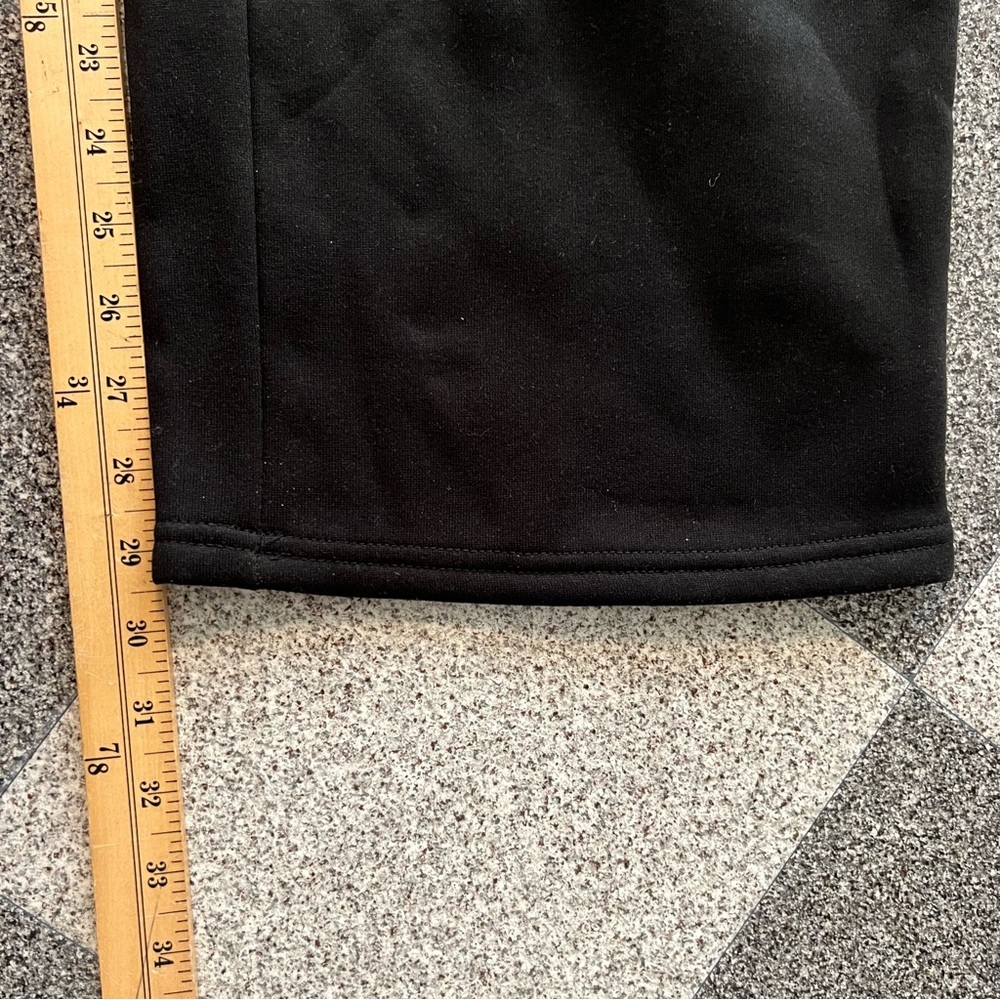 Women's Black Wide-Leg Cargo Joggers - XL - Picture 4 of 9